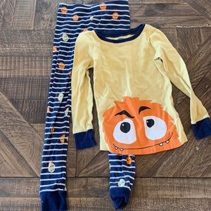 Old Navy monster themed pajama set.